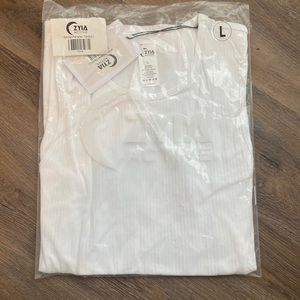 Zyia active white parallel tank